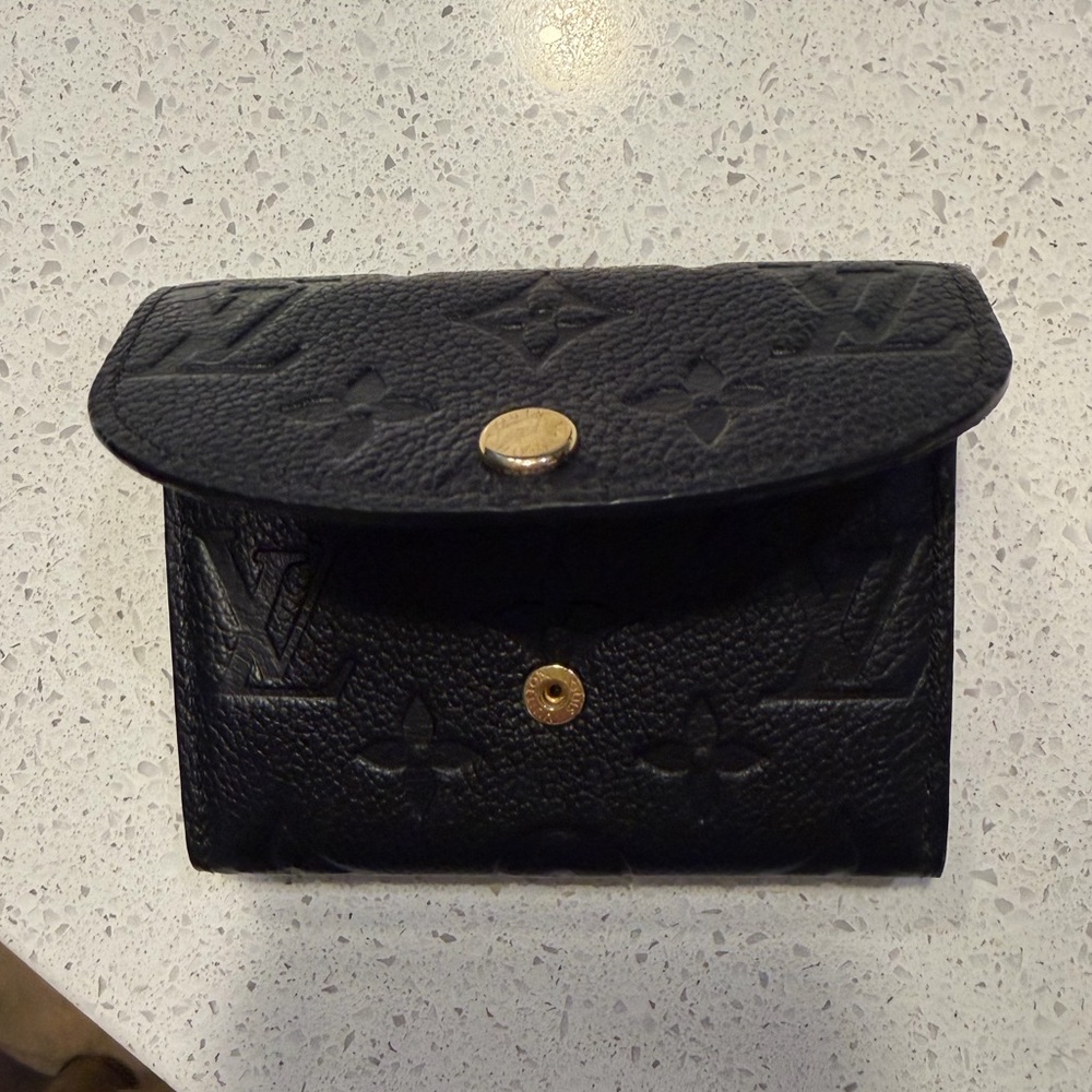 Louis Vuitton Rosalie Black Monogram Wallet